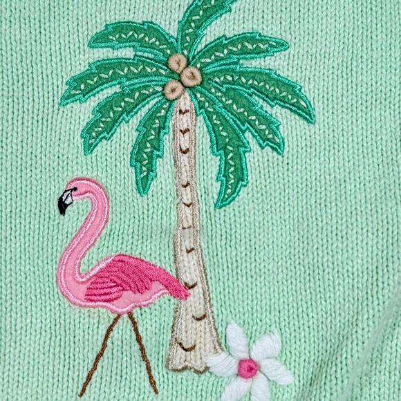 TIMBERLEA FLAMINGO EMBROIDERED SWEATER VEST - Picture 6 of 6